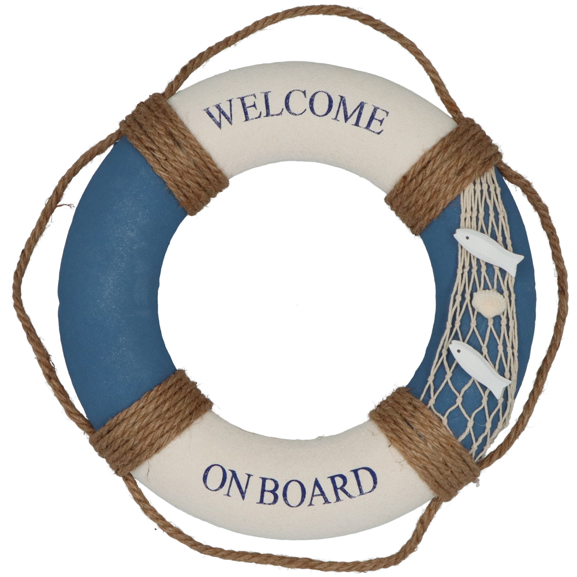 Rettungsring mit Netz & Fische Wasser, Rettungsring