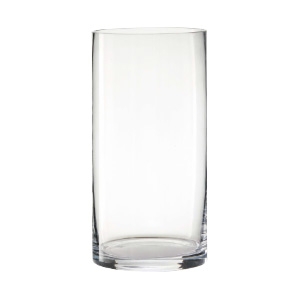 Zylinder Vase Ø 15cm x 30cm Glas Klar Glas, Einmachglas, Töpferei, Vase