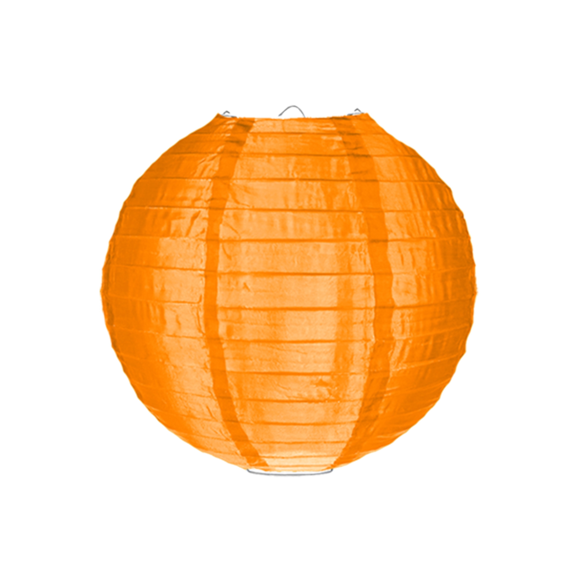 Lampion aus Nylon Orange 25cm